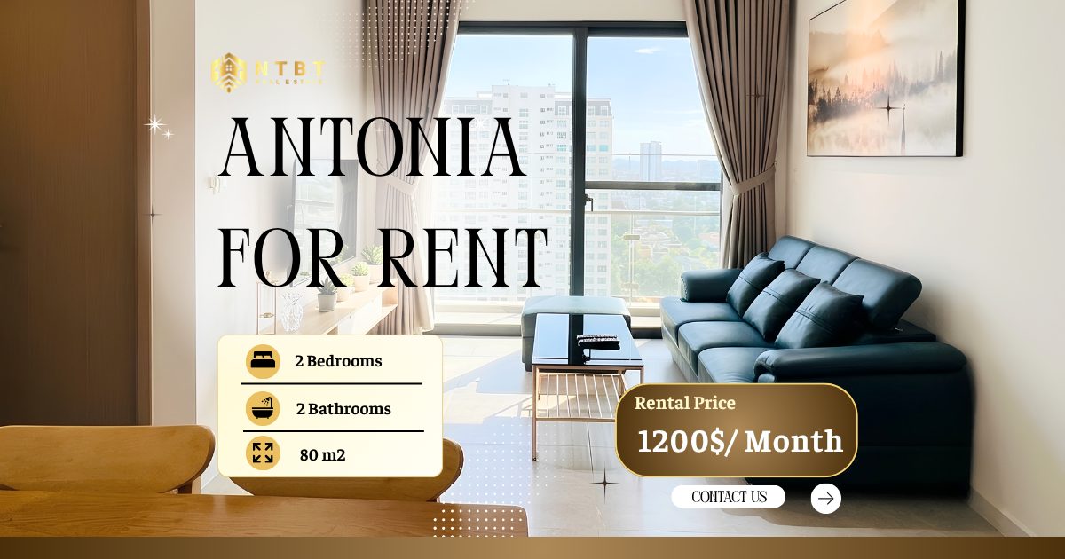 Cho Thuê Căn Hộ 2 Phòng Ngủ The Antonia View Thoáng – ảnh 1