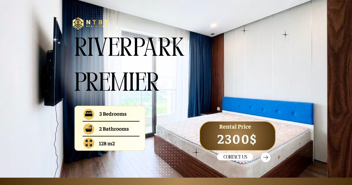 Cho Thuê Căn Hộ Riverpark Premier Phú Mỹ Hưng – 3 Phòng Ngủ, View sông – ảnh 1